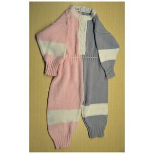 Pierre Cardin Knit One Piece Toddler Long Leg Long Sleeve Suit No Size 2T?